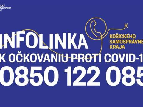1. fotografia fotogalérie Košický samosprávny kraj spustil infolinku k očkovaniu proti COVID-19 - foto