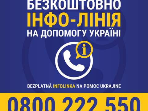 1. fotografia fotogalérie Kraj spustil na pomoc Ukrajine bezplatnú infolinku s číslom 0800 222 550 - foto