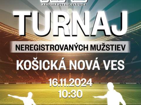 1. fotografia fotogalérie KFL: Turnaj neregistrovaných hráčov odohrajú v Košickej Novej Vsi - foto