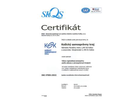 0. fotografia fotogalérie KSK získal certifikáciu systému manažérstva informačnej bezpečnosti