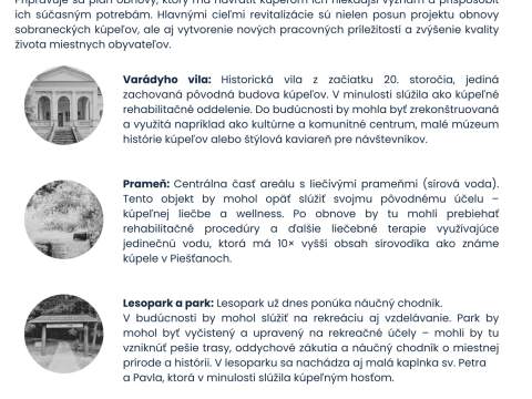 4. fotografia fotogalérie Aktuality / Kraj hľadá víziu pre budúcnosť Sobraneckých kúpeľov, organizuje diskusiu pre miestnych - foto