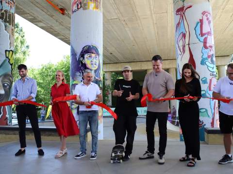 2. fotografia fotogalérie Aktuality / Najmodernejší skatepark na východe je v Košiciach aj vďaka župe - video
