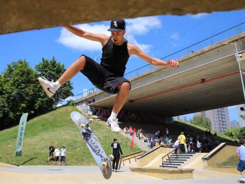 15. fotografia fotogalérie Aktuality / Najmodernejší skatepark na východe je v Košiciach aj vďaka župe - video