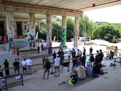 16. fotografia fotogalérie Aktuality / Najmodernejší skatepark na východe je v Košiciach aj vďaka župe - video