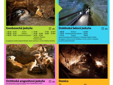 1. fotografia fotogalérie Aktuality / Kraj spúšťa víkendové spoje k jaskyniam UNESCO na Gemeri - foto