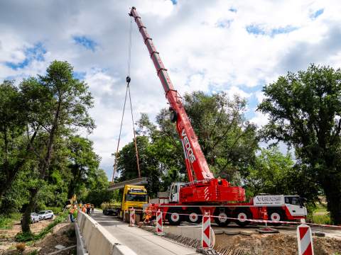 16. fotografia fotogalérie Aktuality / Zrekonštruovaný most pri obci Debraď je vyšší a pripravený aj na 100-ročnú vodu - foto