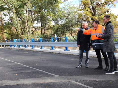 4. fotografia fotogalérie Aktuality / Zrekonštruovaný most pri obci Debraď je vyšší a pripravený aj na 100-ročnú vodu - foto
