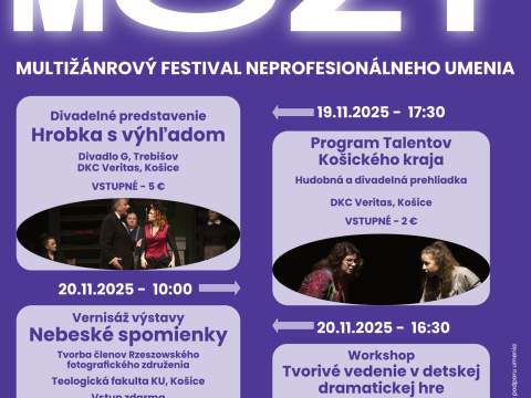 4. fotografia fotogalérie Aktuality / Multižánrový festival MÚZY spojí neprofesionálnych umelcov z Košického kraja - foto