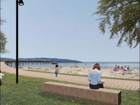 1. fotografia fotogalérie Aktuality / Najväčšia investícia do cestovného ruchu na Zemplíne: župa odštartovala výstavbu Promenády na Šírave za 3,1 mil. eur - foto