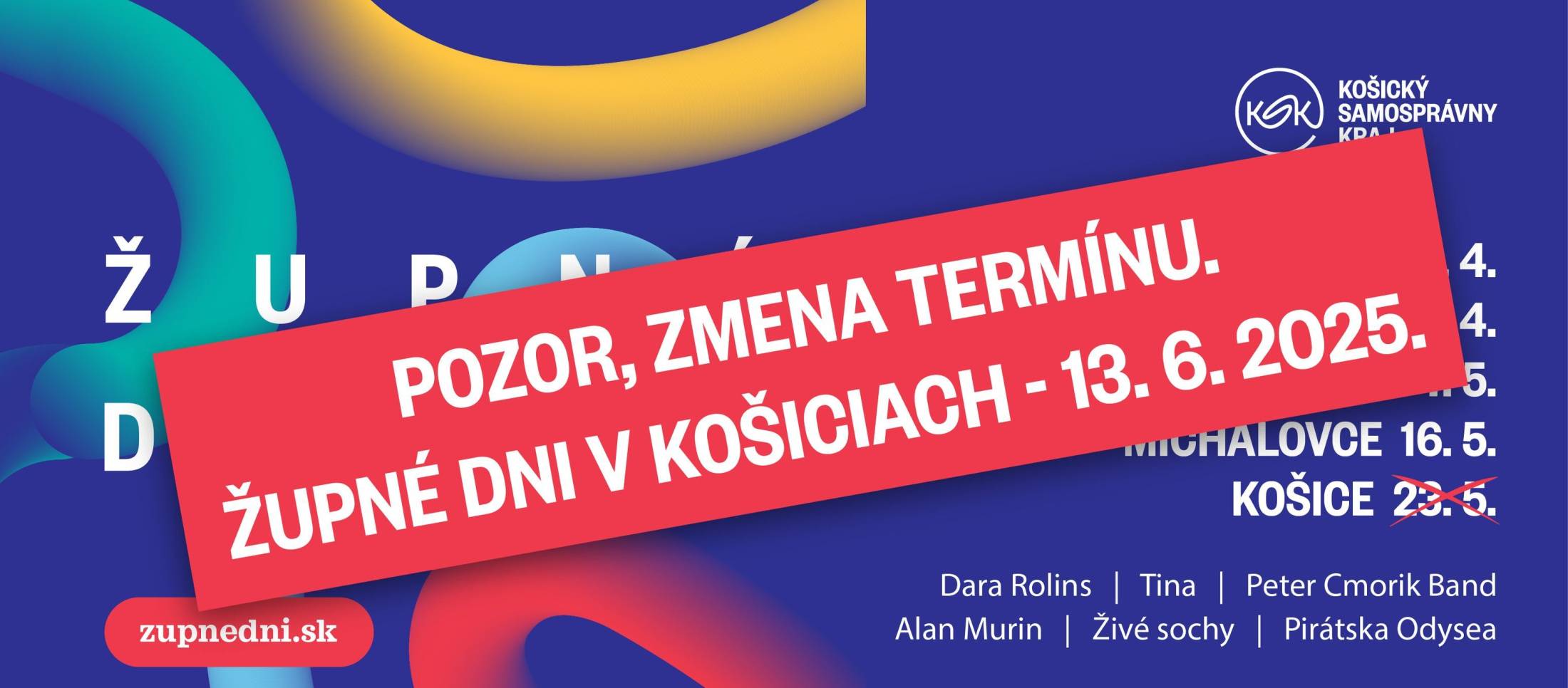 Fotka článku Župné dni v Košiciach sa uskutočnia 13.6.2025