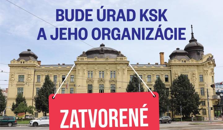 Fotka - Košický samosprávny kraj sa hlási k odkazu 17. novembra, Úrad aj župné organizácie budú zatvorené