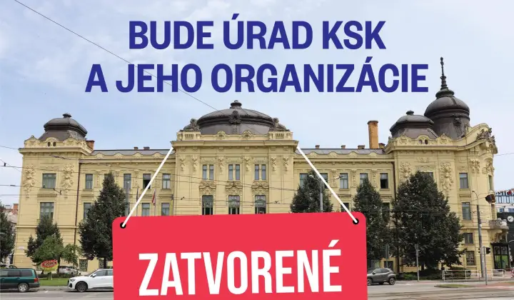 Fotka - Košický samosprávny kraj sa hlási k odkazu 17. novembra, Úrad aj župné organizácie budú zatvorené