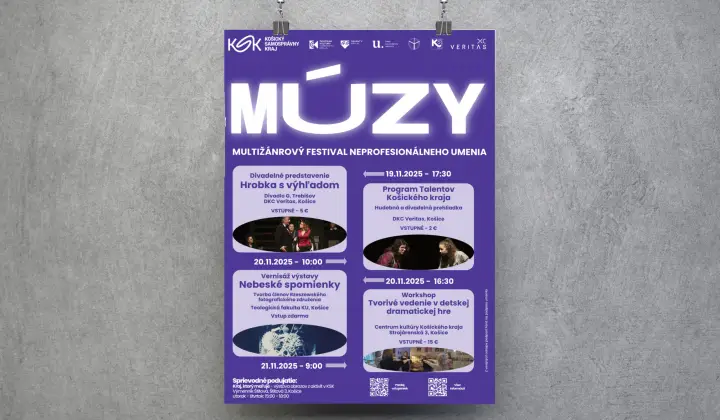 Fotka - Multižánrový festival Múzy spojí neprofesionálnych umelcov z Košického kraja