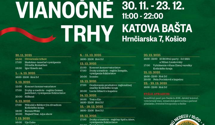 Fotka - Župné vianočné trhy 2025 štartujú už túto nedeľu