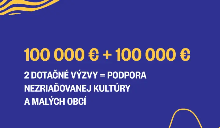 Fotka - Župa vyhlásila dve dotačné výzvy - podporí nezriaďovanú kultúru a malé obce