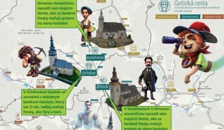 Fotka - Na Gemeri vznikla nová mobilná hra, ktorá spája zábavu s objavovaním gotických kostolíkov 